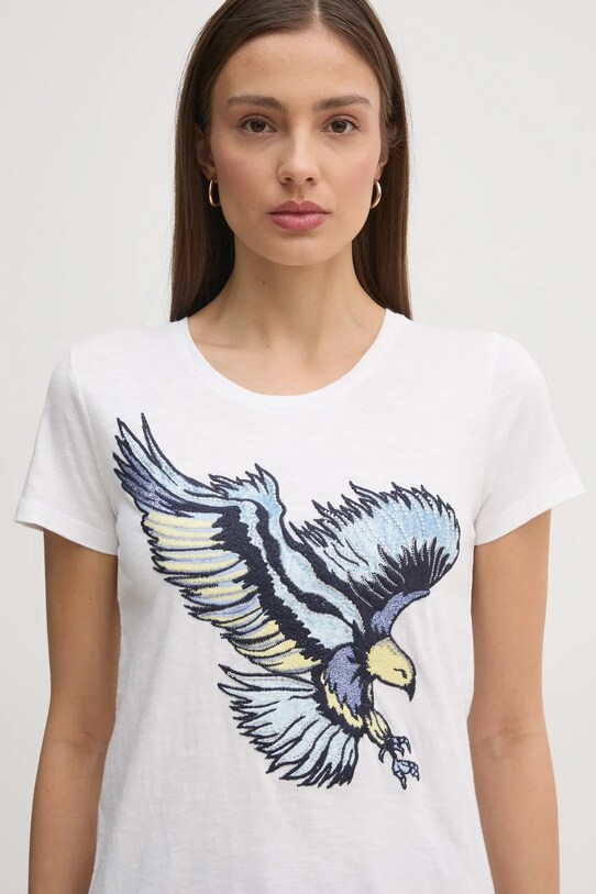 Mos Mosh tricou din bumbac alb 169900