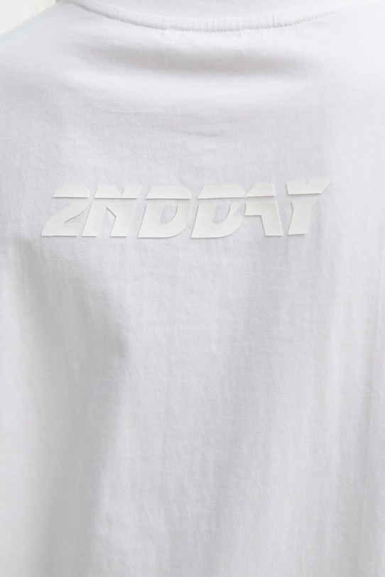 2NDDAY tricou din bumbac Arale TT 2252245310 alb