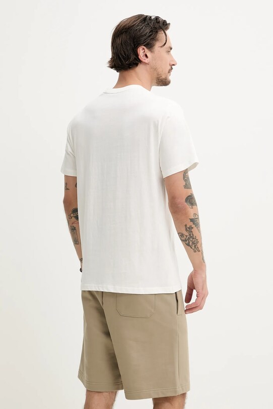 Solid tricou din bumbac PEDRO 21108606.114201 alb ZS25
