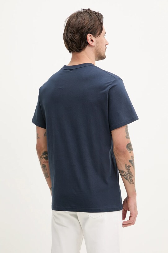 Îmbrăcăminte Solid tricou din bumbac PEI 21108607.194010 bleumarin
