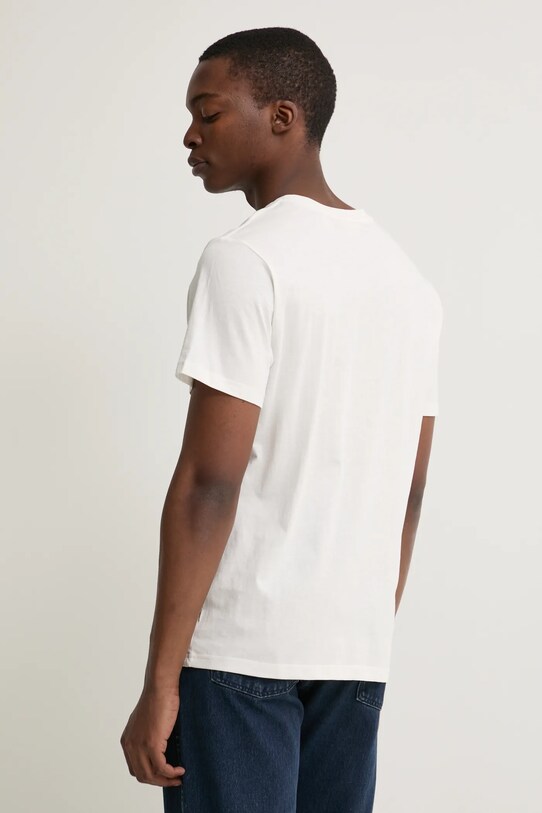 Îmbrăcăminte Solid tricou din bumbac OWENS 21108510.114201 alb