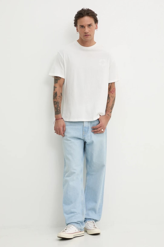 Хлопковая футболка Solid ORRICK 21108512.114201 белый ZS25