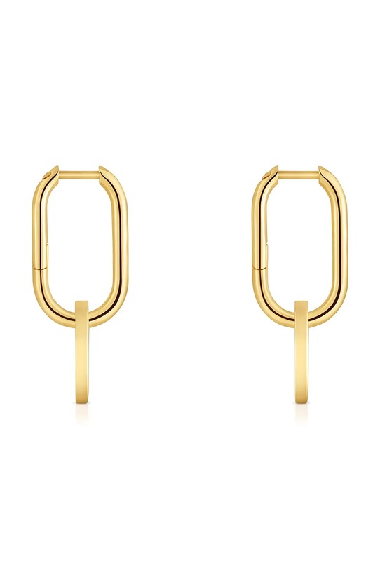 Срібні сережки з позолотою Tous 1004566800 золотий ZS26