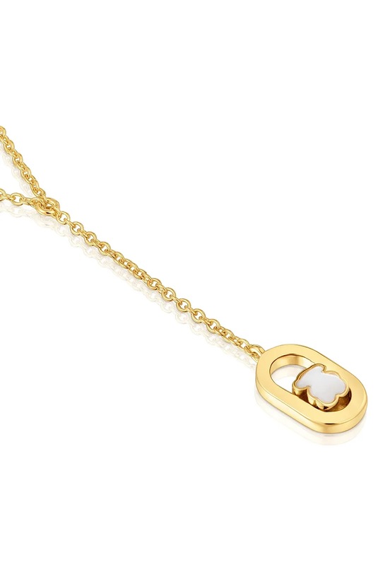 Accesorii Tous colier din argint placat cu aur 1004558800 aur