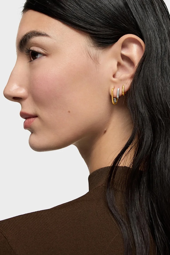 Pozlátené náušnice Tous zlatá 1004559200