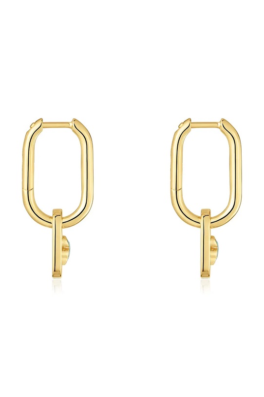 Pozlacené stříbrné náušnice Tous 1004559300 zlatá ZS26