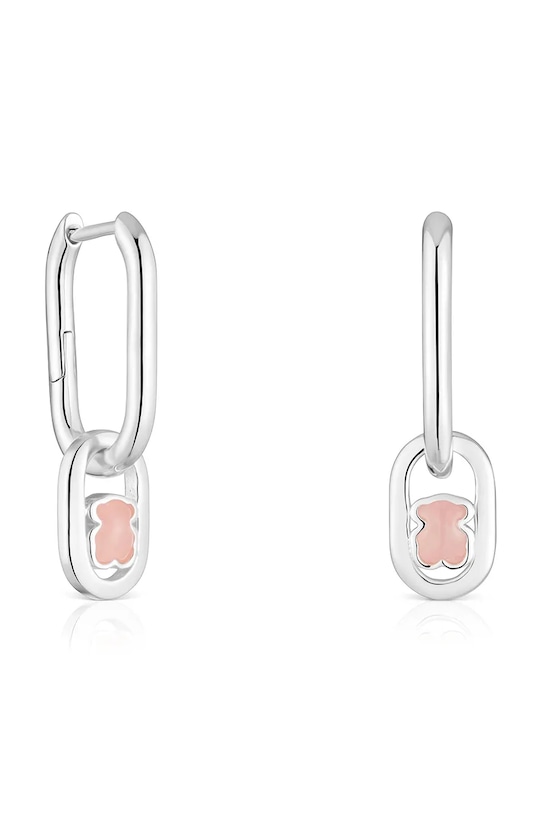 Strieborné náušnice Tous prírodný kameň strieborná 1004559100