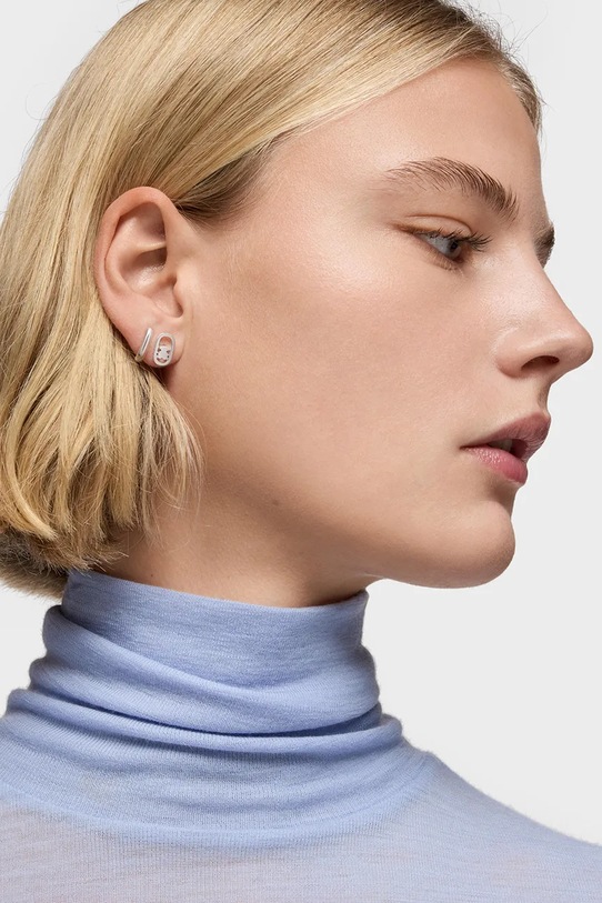 Strieborné náušnice Tous 1004560200 strieborná