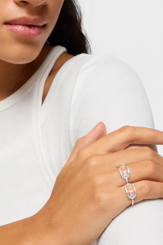 Ασημένιο δαχτυλίδι Tous 1004561712 ασημί