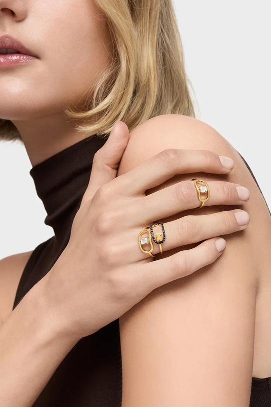 Pozlacený prsten Tous 1004567414 zlatá