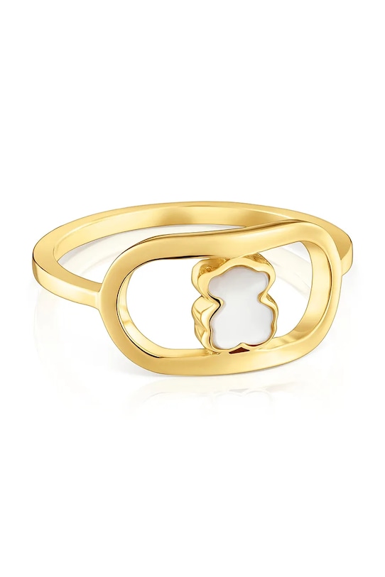 Επιχρυσωμένο δαχτυλίδι Tous 1004561812 χρυσαφί ZS26