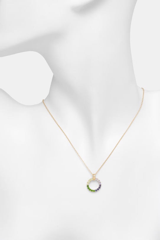 Akcesoria Tous naszyjnik srebrny pozłacany 1004564800 złoty