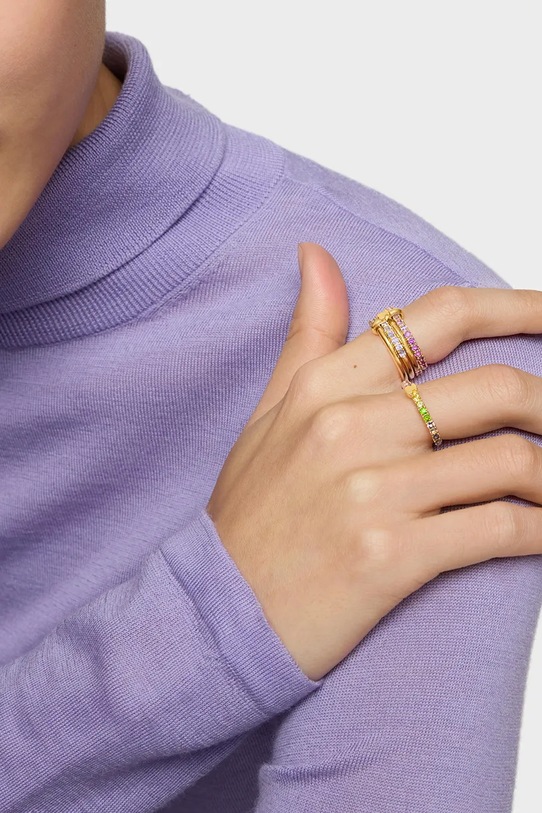 Позлатен сребърен пръстен Tous 1004566114