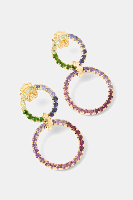 Tous kolczyki srebrne pozłacane srebro złoty 1004564100