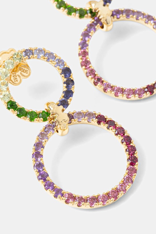 Tous kolczyki srebrne pozłacane 1004564100 złoty ZS26