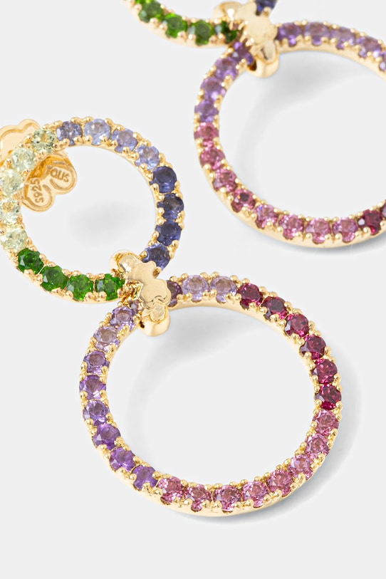 Tous kolczyki srebrne pozłacane 1004564100 złoty ZS26