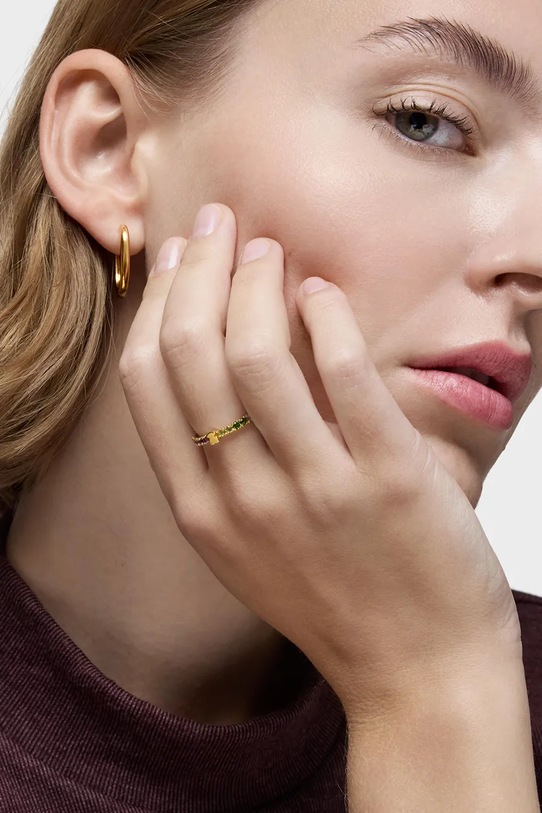 Tous pierścionek ze srebra pokrytego złotem złoty 1004564012