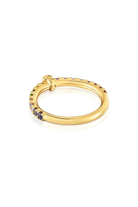 Akcesoria Tous pierścionek ze srebra pokrytego złotem 1004564012 złoty