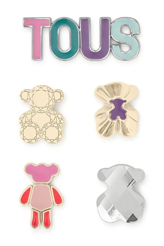 Tous przypinki 5-pack biały 2002376955