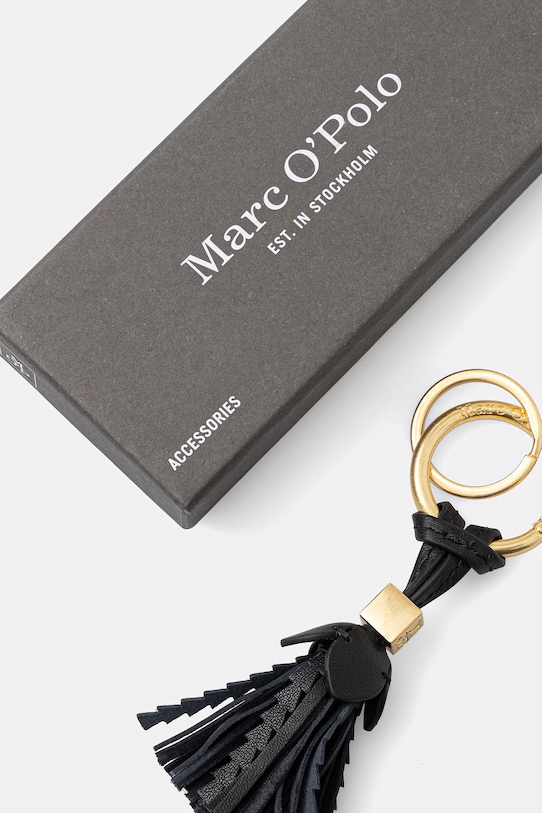 Akcesoria Marc O'Polo brelok damski skórzany 5000010855 czarny