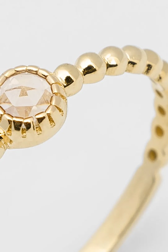 ANIA KRUK δαχτυλίδι Γυναικείο χρυσό χαλαζία DOLCE VITA ZEMPZ0460 χρυσαφί ZS26