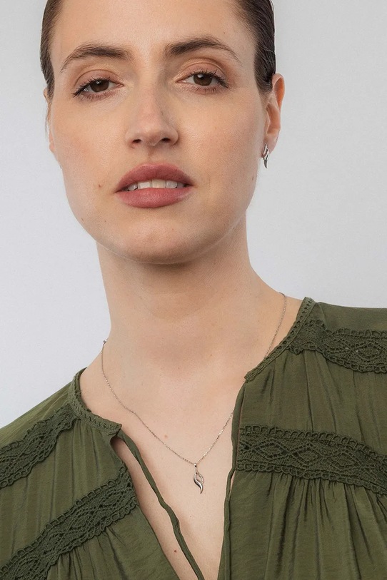 Accesorii ANIA KRUK colier cu pandantiv pentru femei, din argint VINTAGE SSINS0950 argintiu