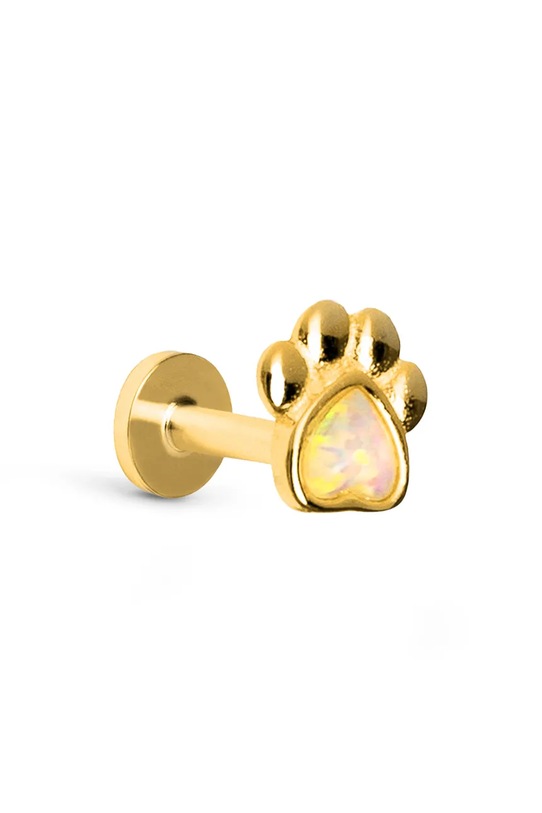 ANIA KRUK piercing női aranyozott ezüst opál ROCK IT arany SRUKY3459Z