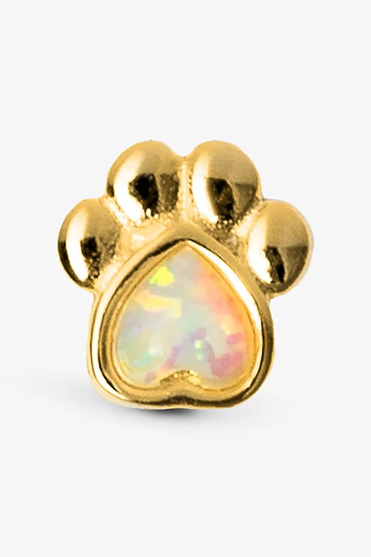 ANIA KRUK piercing női aranyozott ezüst opál ROCK IT SRUKY3459Z arany ZS26