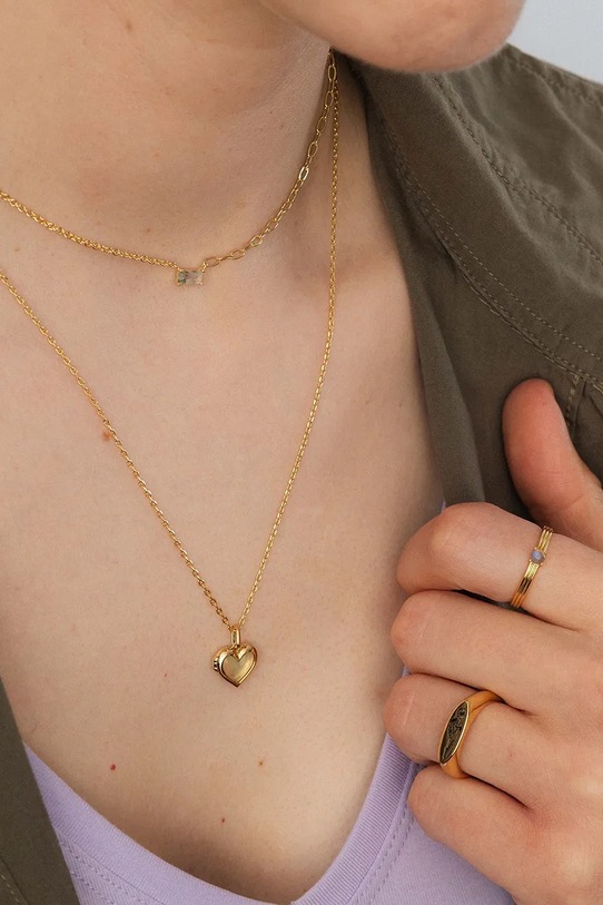 Kiegészítők ANIA KRUK gyűrű női aranyozott DUO SMRPN2349Z arany