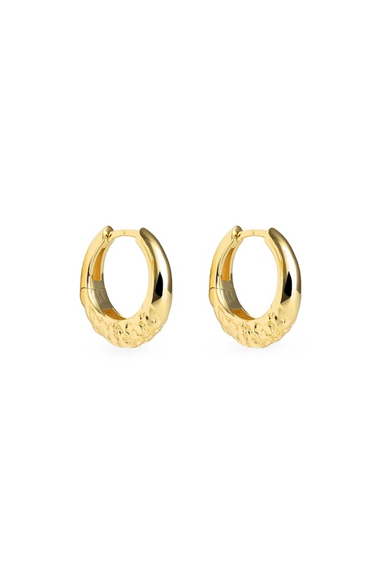 ANIA KRUK fülbevaló női aranyozott ezüst kő nélkül VINTAGE arany SMRKS1830Z