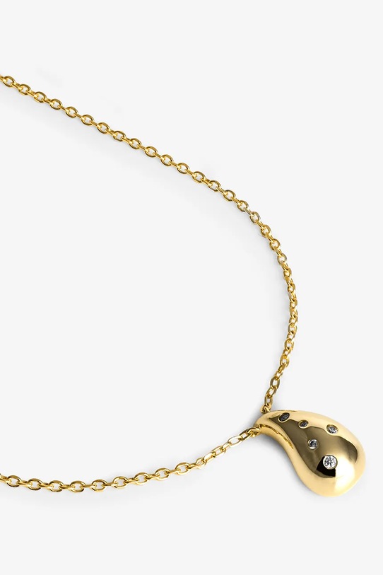 ANIA KRUK колие с висулка дамско от позлатено сребро циркон VINTAGE SMINC0262Z злато ZS26