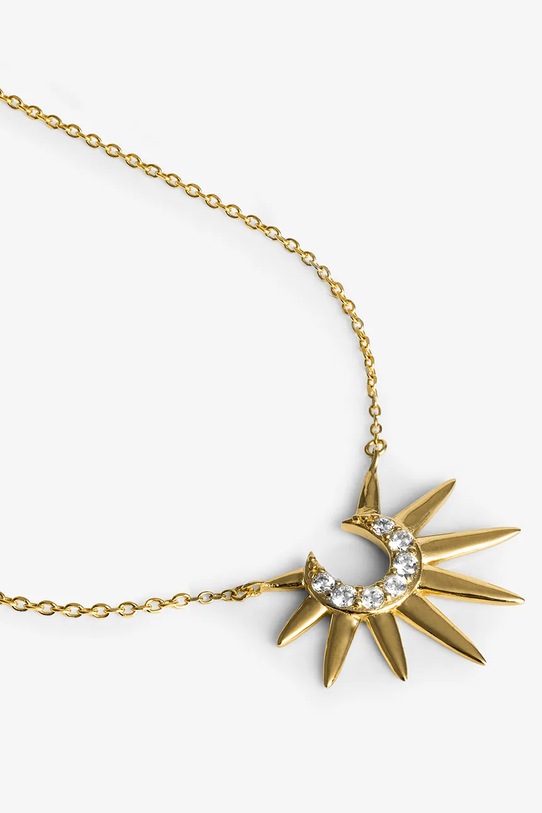 ANIA KRUK колие с висулка дамско от позлатено сребро циркон SKY SJDNC0352Z злато ZS26