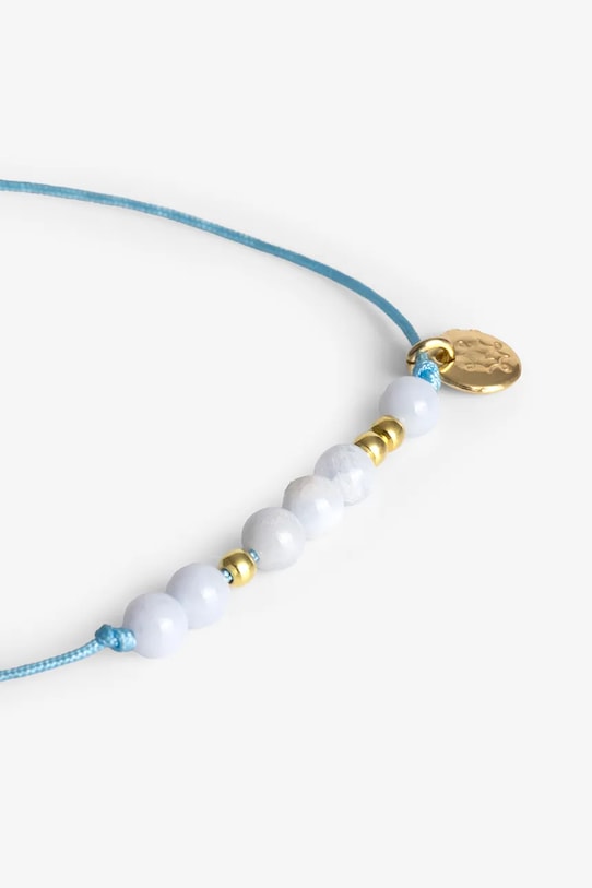 ANIA KRUK náramok dámsky z pozláteného striebra SUMMER SAKAU3124Z modrá ZS26