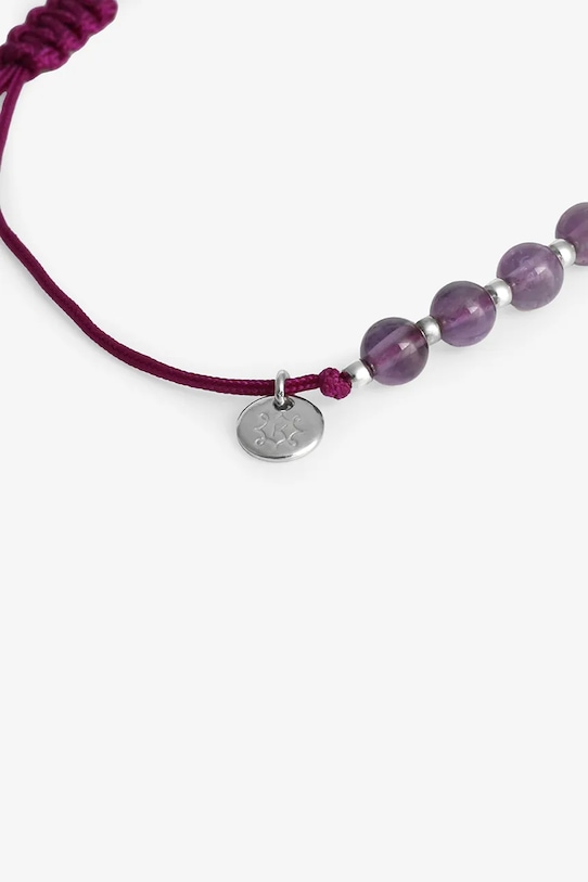 ANIA KRUK náramok dámsky z pozláteného striebra s ametystom SUMMER SAKAU0599 fialová ZS26