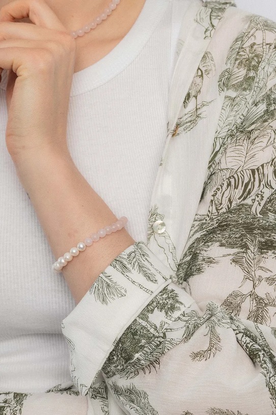 ANIA KRUK női aranyozott ezüst kvarc karkötő SUMMER arany SAKAN3008Z