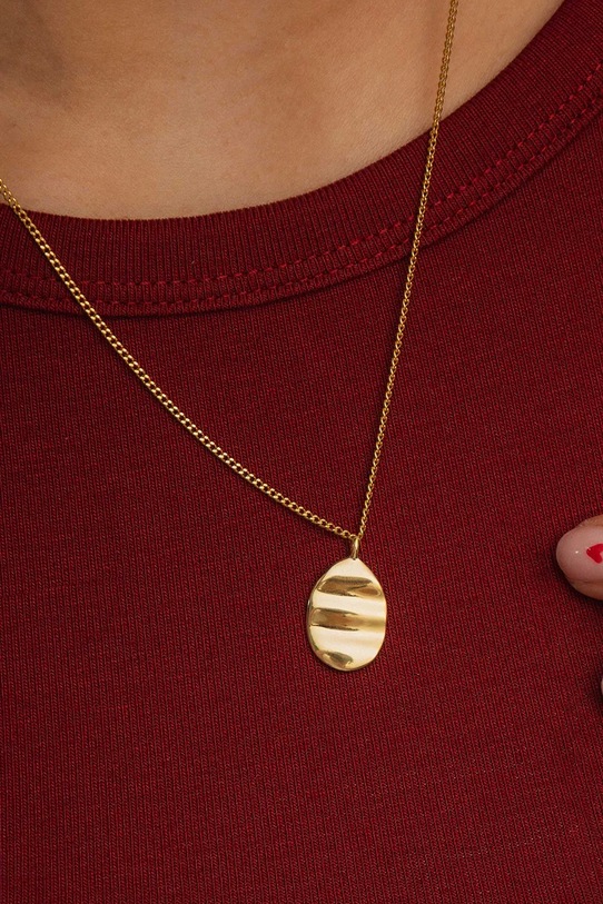 ANIA KRUK дамско колие от месинг без камък TRENDY злато MRUNM2970Z