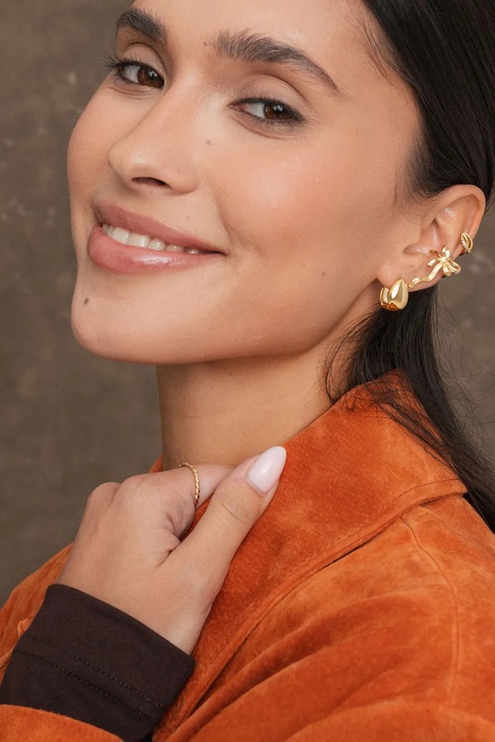 Kiegészítők ANIA KRUK női fülbevaló kő nélkül VINTAGE MRUKM3980Z arany