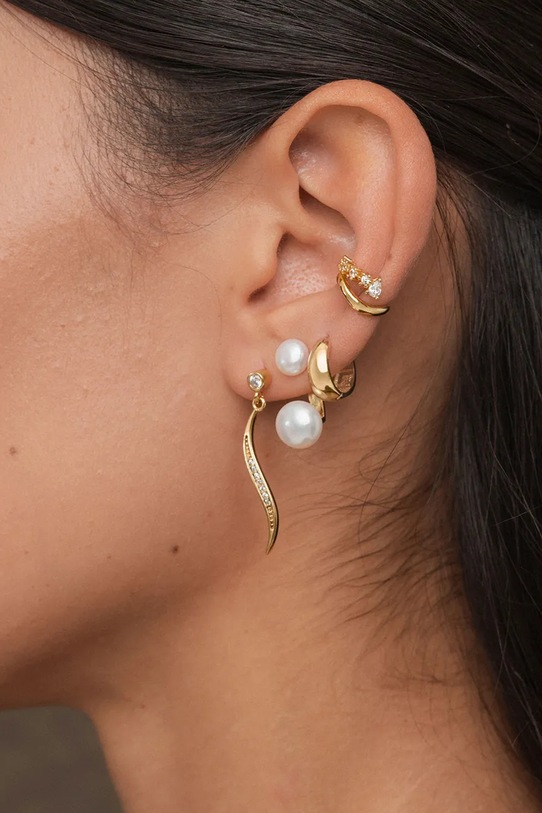 ANIA KRUK női köbös cirkónium fülbevaló GLAMOUR arany MRUKC4142Z