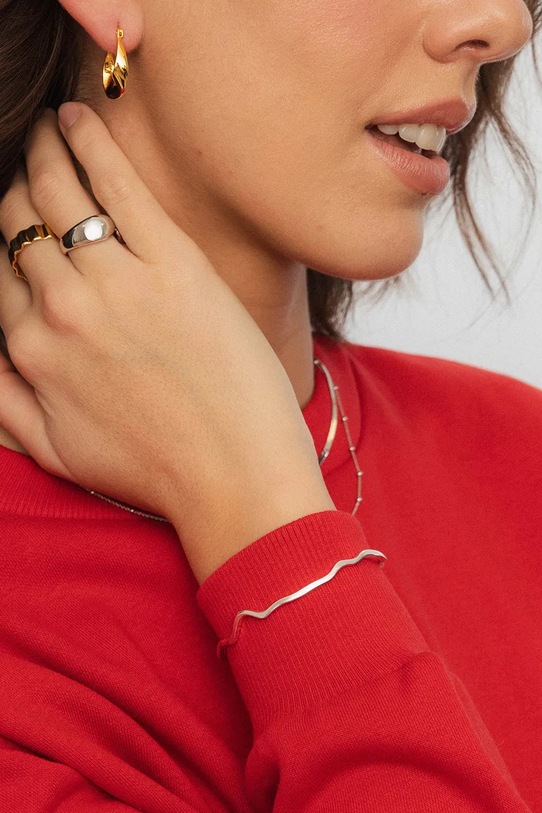 Kiegészítők ANIA KRUK karkötő női kő nélkül VINTAGE MRUAM3100 ezüst