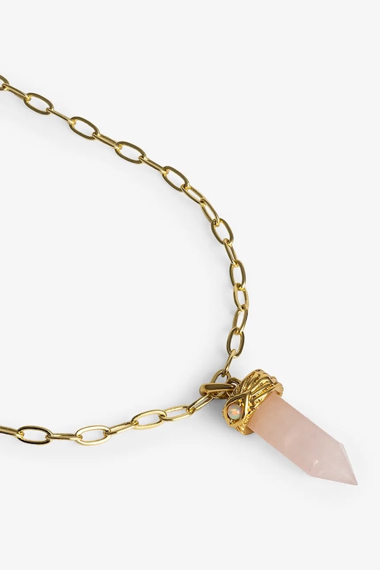 ANIA KRUK колие дамско от месинг с кварц DUO MMRNN2168Z злато ZS26