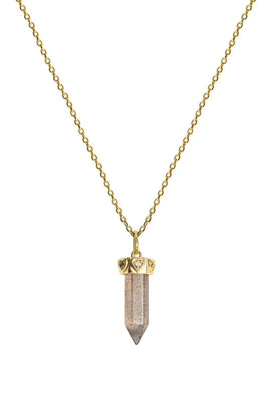 ANIA KRUK колие с висулка дамско от позлатен модел циркон DUO злато MMRNN2139Z