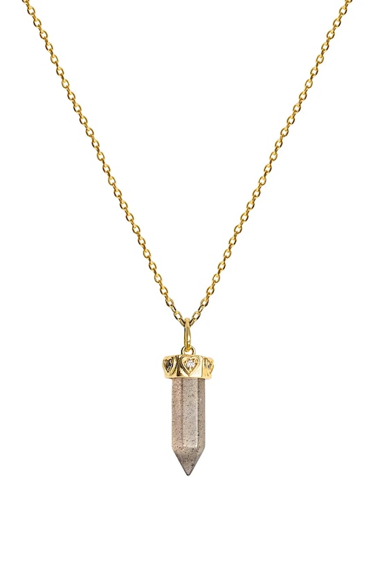 ANIA KRUK колие с висулка дамско от позлатен модел циркон DUO злато MMRNN2139Z