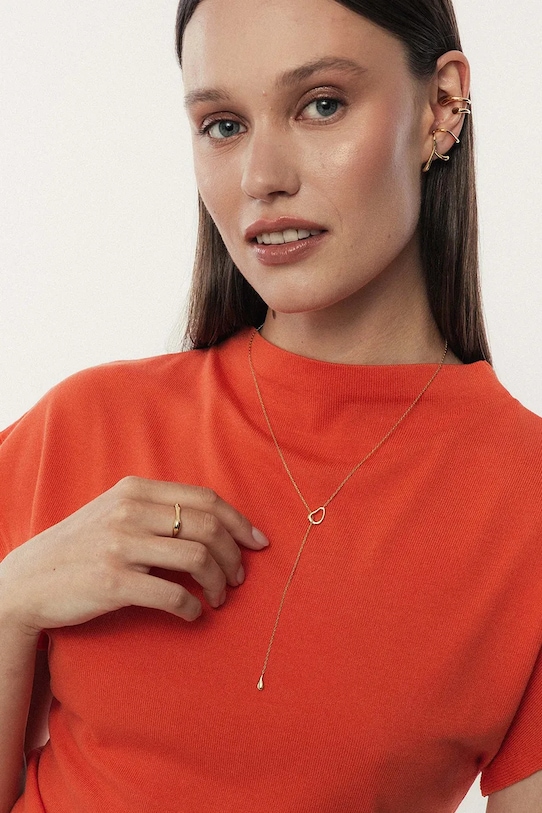 ANIA KRUK колие дамско месингово без камък VINTAGE злато MMRNM2510Z