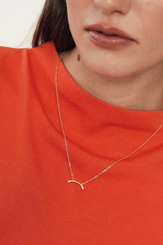 Аксесоари ANIA KRUK колие с висулка дамско позлатено винтидж MMRNM2500Z злато