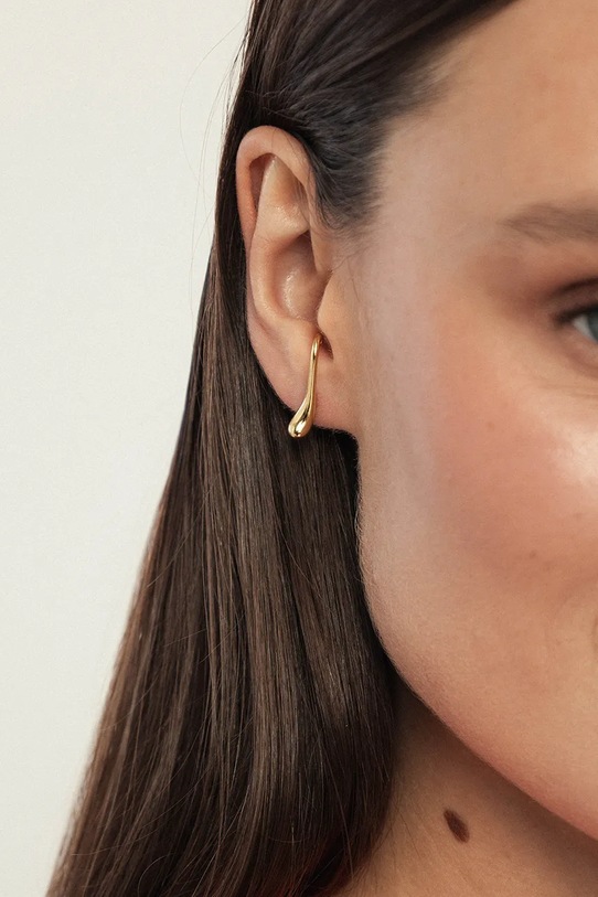 ANIA KRUK náušnice dámské bez kamene VINTAGE zlatá MMRKM2460Z