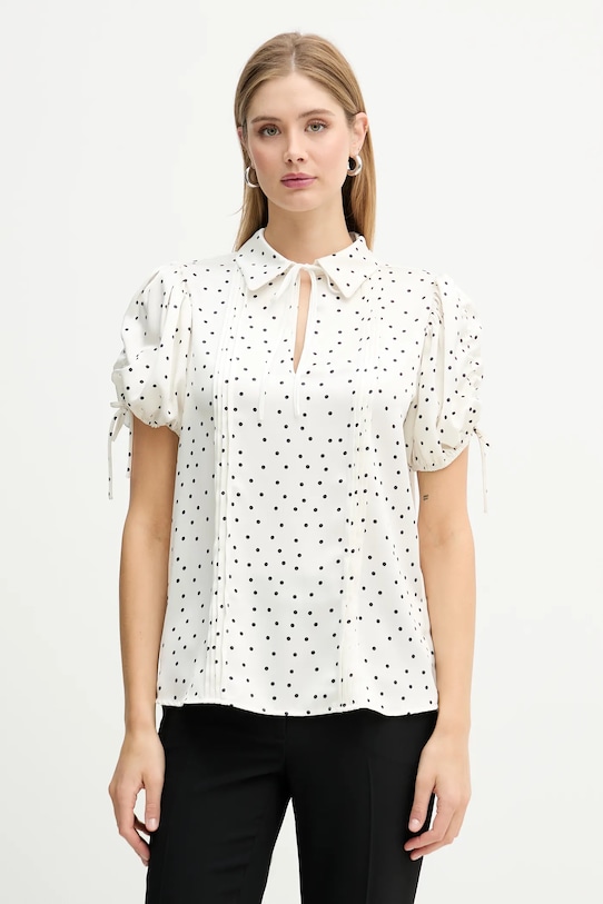 Silvian Heach bluzka ALAXIM krótki beżowy GPP26340BL