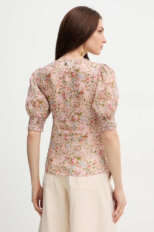 Odzież Silvian Heach koszula KIOPO GPP26365BL różowy