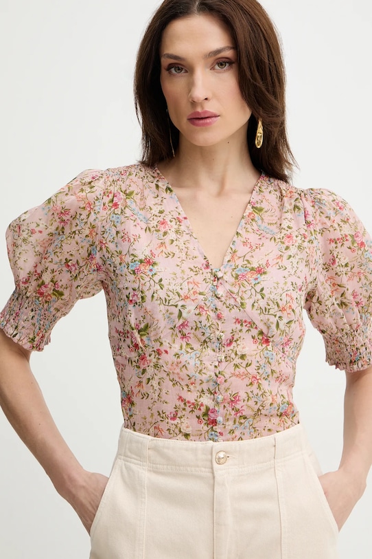 Silvian Heach koszula KIOPO różowy GPP26365BL