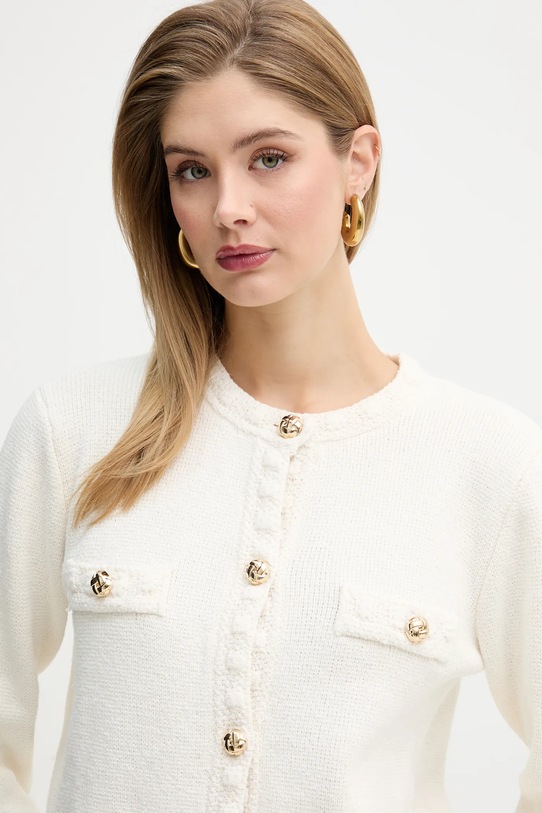 Silvian Heach polo URSAM beżowy GPP26396PO