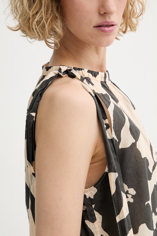 Marc O'Polo Μπλούζα με τιράντες γυναικεία βαμβακερή 5000014028 μπεζ